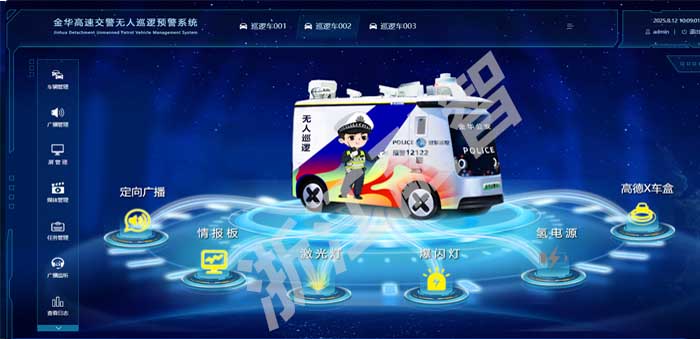 智能交通高速公路无人巡逻预警系统